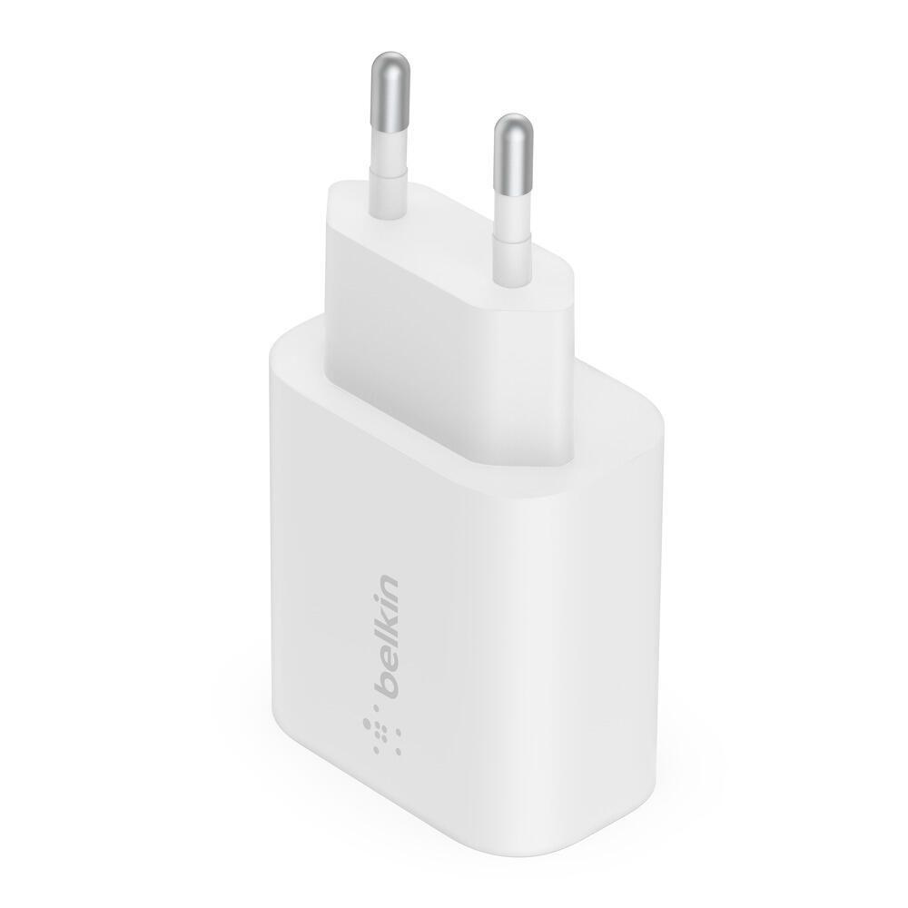 Belkin WCA004vfWH Smartphone Tablet Bianco AC Ricarica rapida Interno (USB-C CHARGER 25W POWER - DELIVERY 3.0-PPS WHITE)