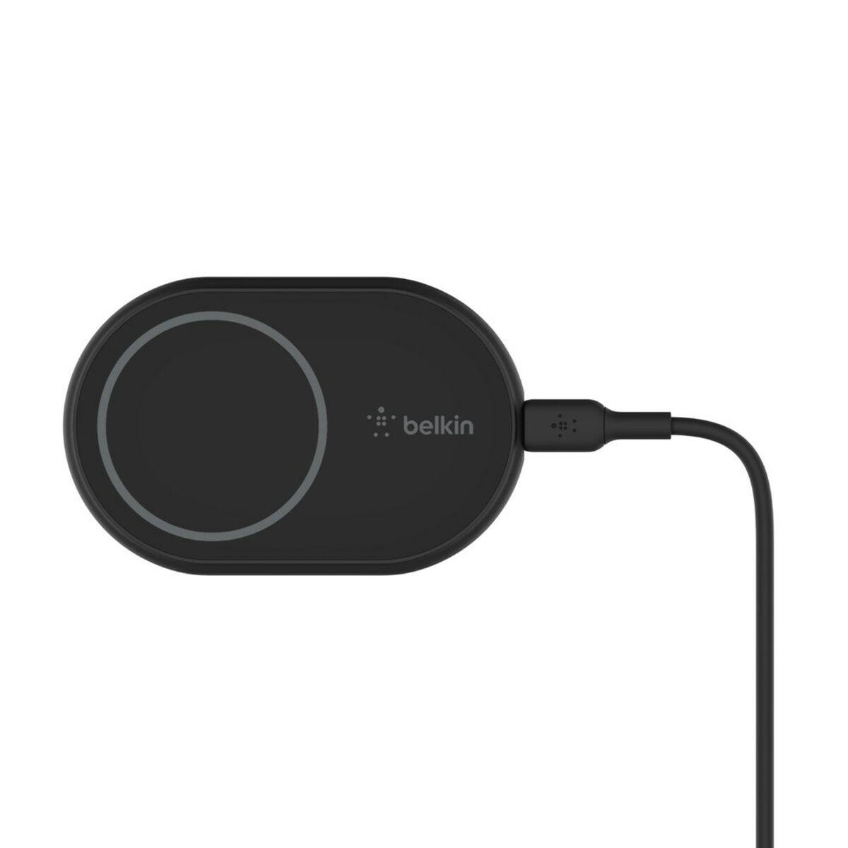 Belkin WIC004BTBK Caricabatterie per dispositivi mobili Smartphone Nero USB Carica wireless Auto (MAGNETIC CAR HOLDER F/IPHONE