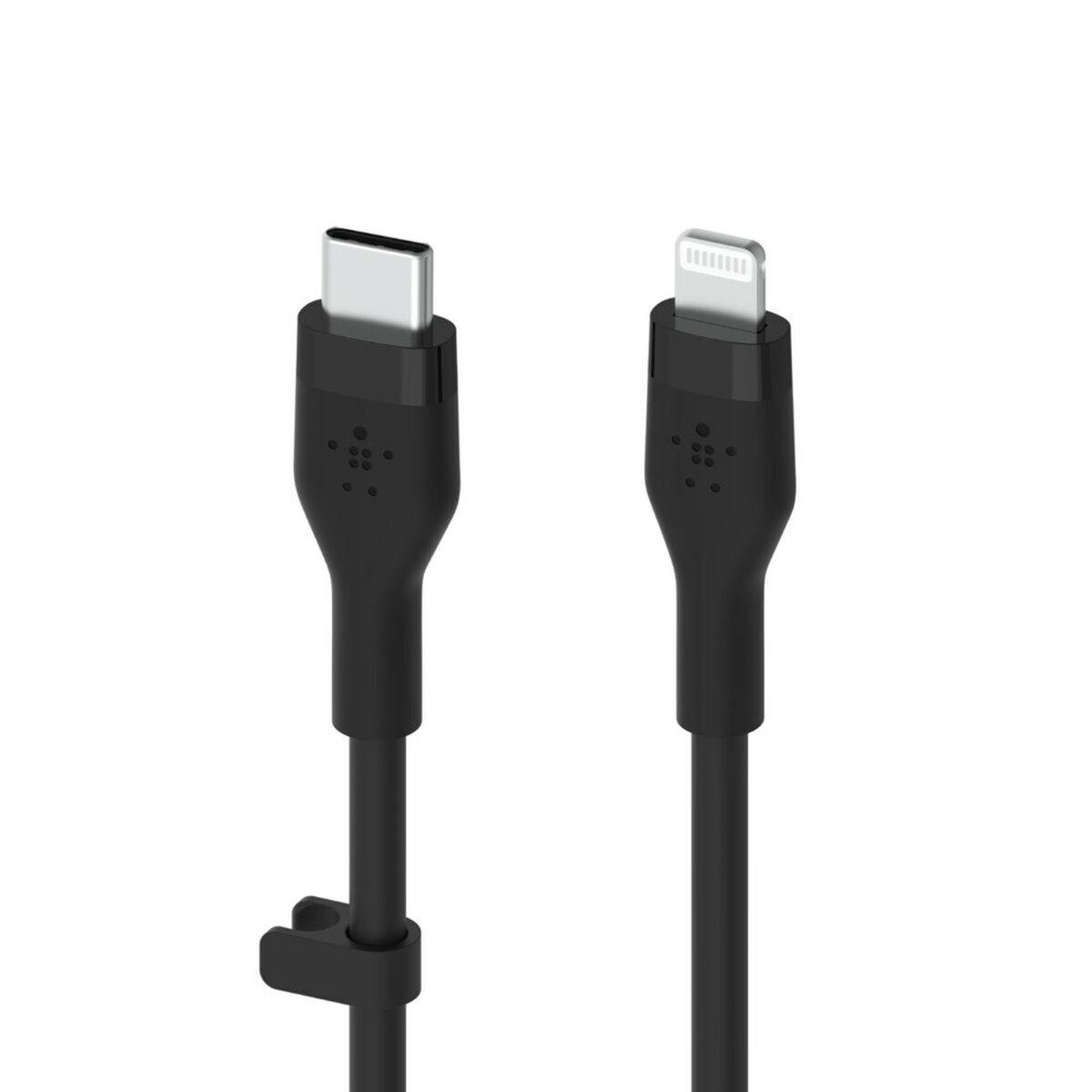 BELKIN BOOST CHARGE USB-C TO LTG SILICON 1M BLACK