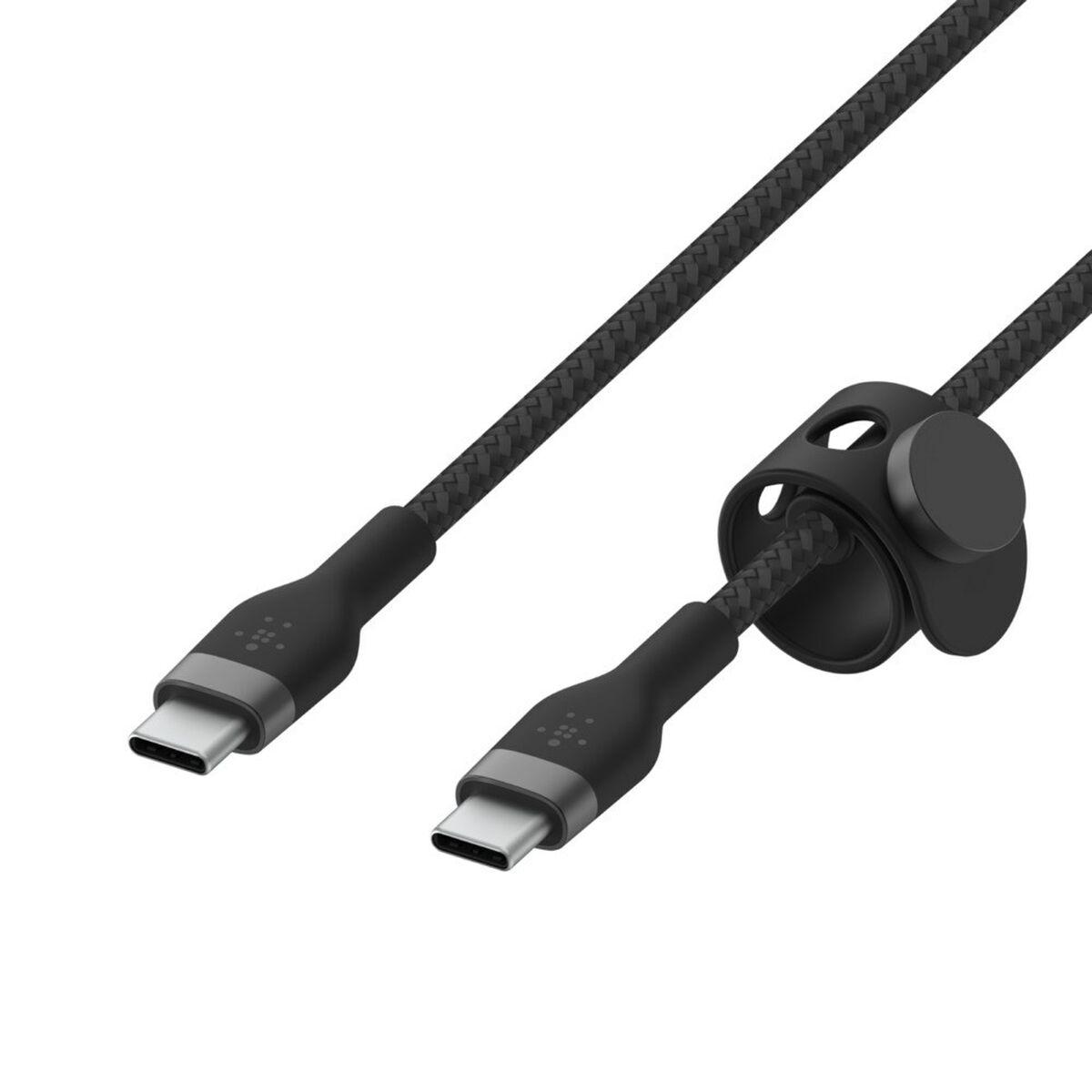 Belkin BOOSTÃƒÂ¢Ã‚â€ Ã‚â€˜CHARGE PRO Flex cavo USB 3 m USB 2.0 USB C Nero (PRO FLEX USB-C/USB-C CBL FAST C -