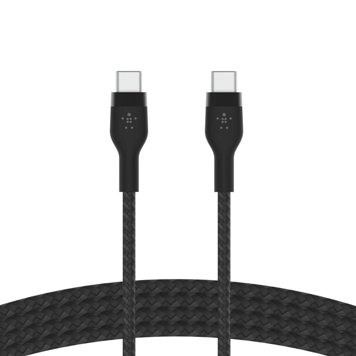 Belkin BOOSTÃƒÂ¢Ã‚â€ Ã‚â€˜CHARGE PRO Flex cavo USB 3 m USB 2.0 USB C Nero (PRO FLEX USB-C/USB-C CBL FAST C -