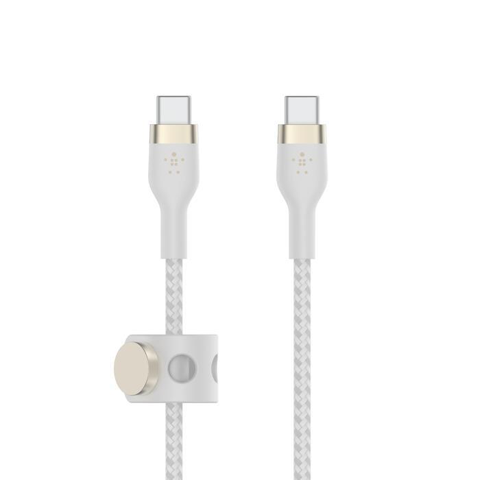 Belkin BOOSTÃƒÂ¢Ã‚â€ Ã‚â€˜CHARGE PRO Flex cavo USB 3 m USB 2.0 USB C Bianco (PRO FLEX USB-C/USB-C CBL FAST C