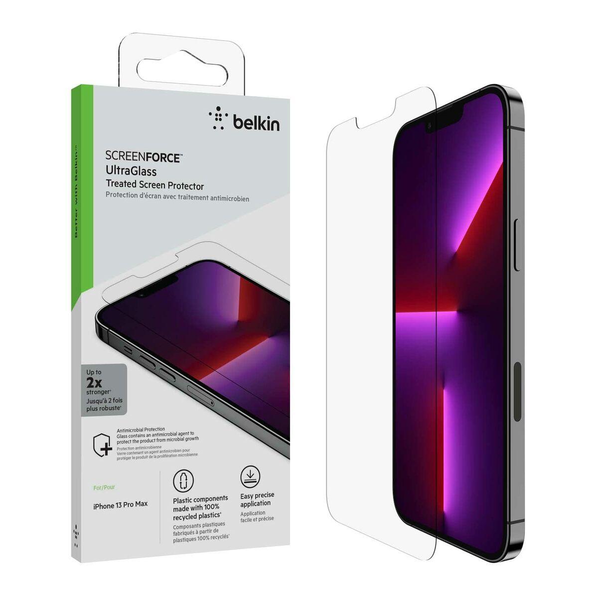 Belkin OVA079zz Pellicola proteggischermo trasparente Apple 1 pz (ScreenForce Pro UltraGlass Anti-Microbial Screen Protection F