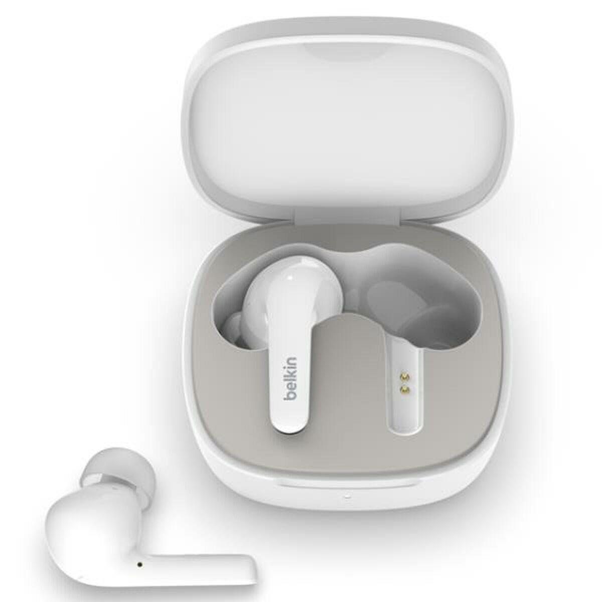 Belkin SOUNDFORM Flow Auricolare Wireless In-ear Musica e Chiamate USB tipo-C Bluetooth Bianco (SOUNDFORMTWS EARBUDS WHITE)