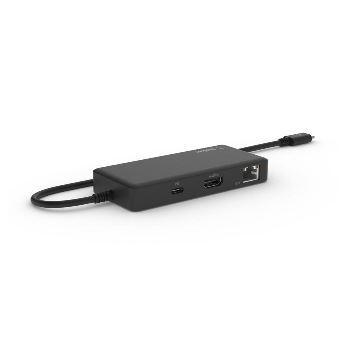 BELKIN CONNECT USB-C 5-IN-1 MULTIPORT ADAPTER - STATION D'ACCUEIL - USB-C - HDMI - GIGE
