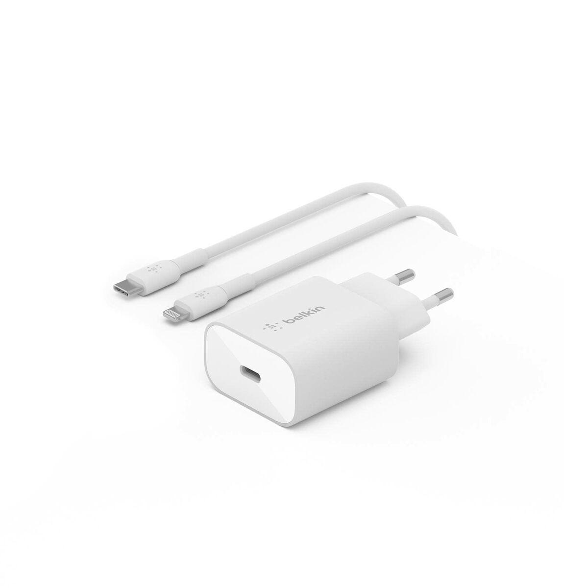 BELKIN 25W USBC WALL CHARGER C-LTG CABLE