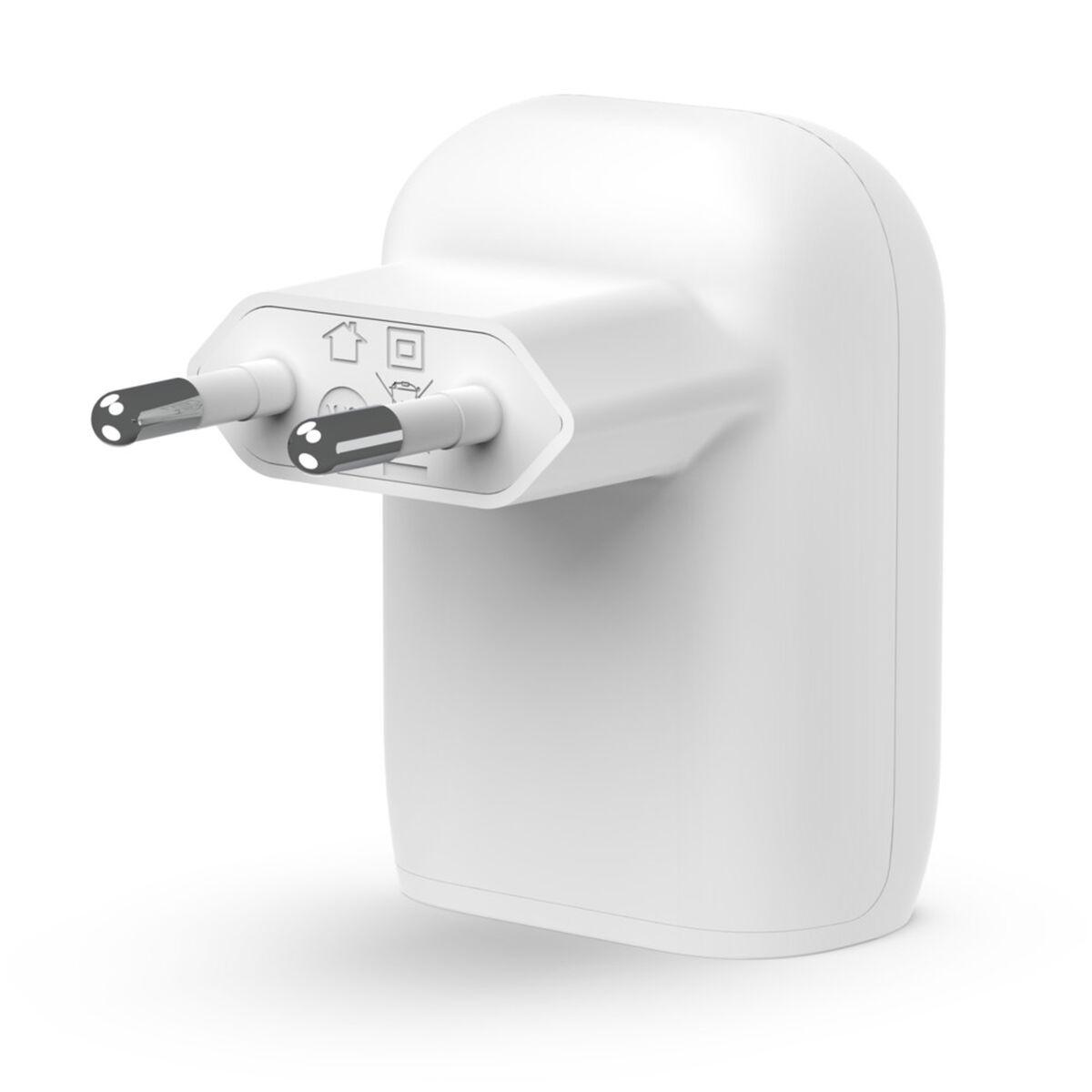 Belkin WCA005vf1MWH-B5 Computer portatile Smartphone Tablet Bianco AC Ricarica rapida Interno (30W USB-C CHARGER WITH POWER - D