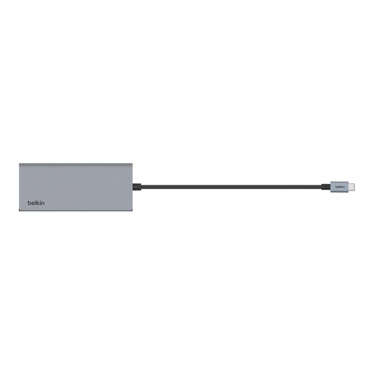Belkin INC009BTSGY replicatore di porte e docking station per laptop USB tipo-C Argento (USB C 6-IN-1 MULTIMEDIA HUB - )