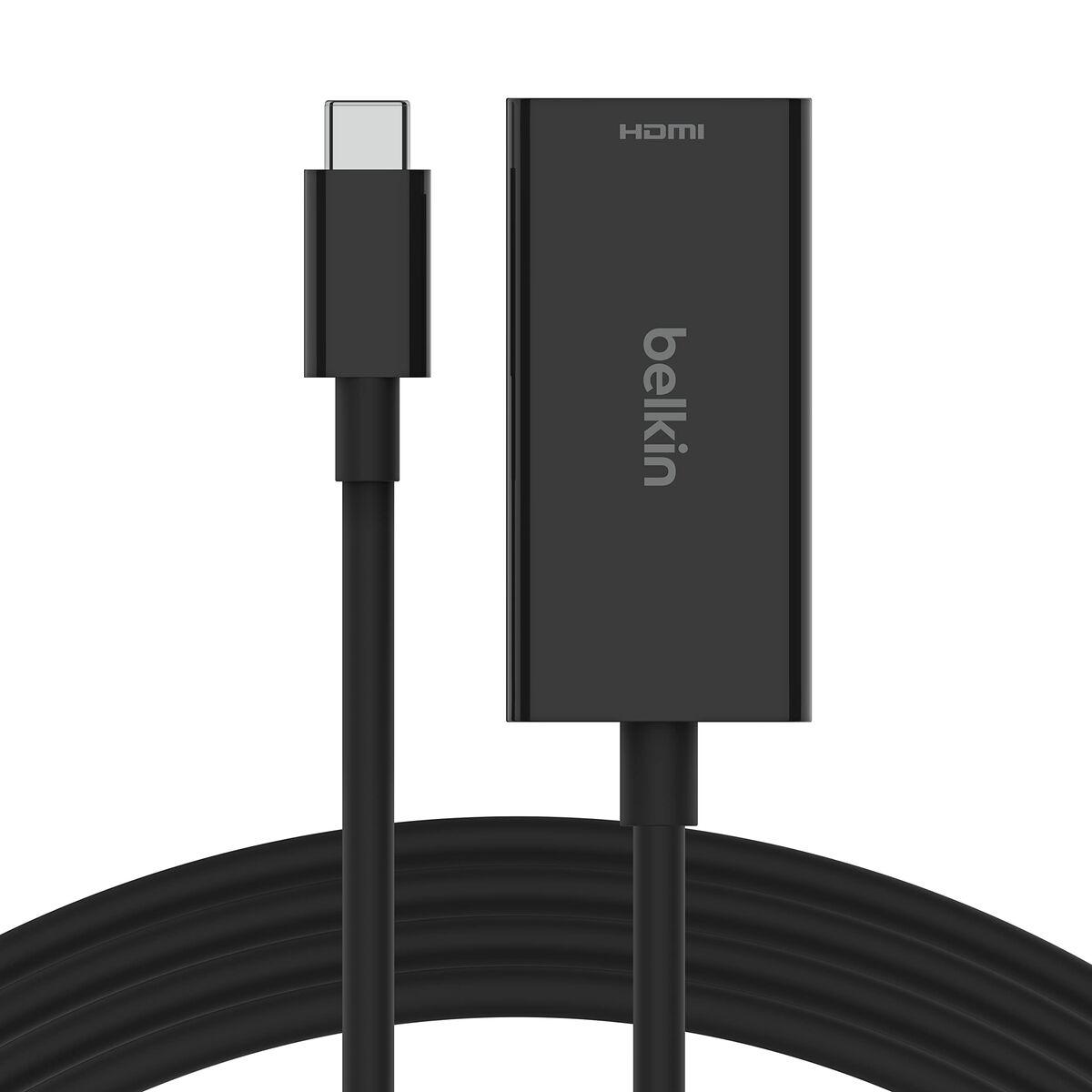 Belkin AVC013BTBK cavo e adattatore video HDMI tipo A Standard USB tipo-C Nero (USB C TO HDMI 2.1 ADAPTER)