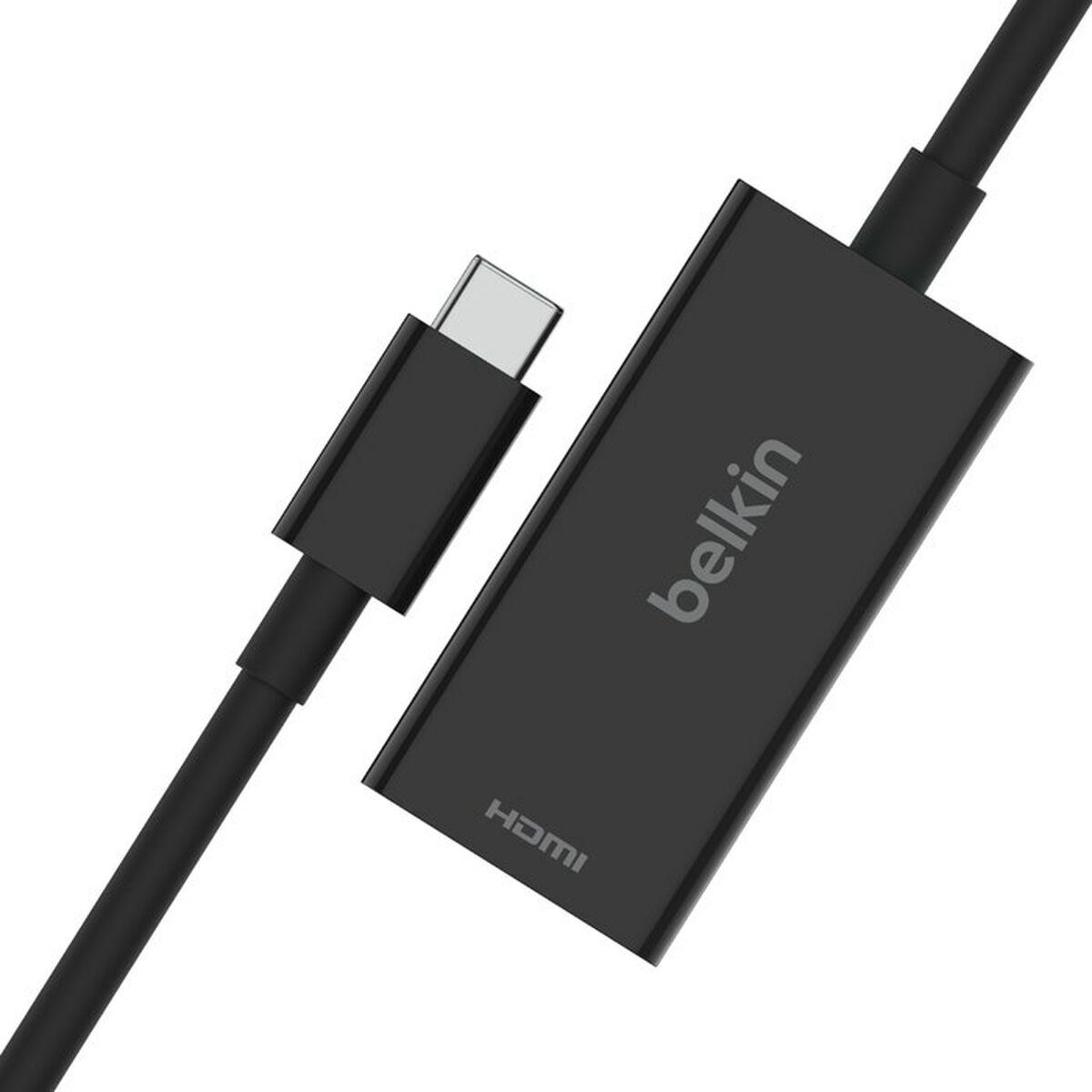 Belkin AVC013BTBK cavo e adattatore video HDMI tipo A Standard USB tipo-C Nero (USB C TO HDMI 2.1 ADAPTER)