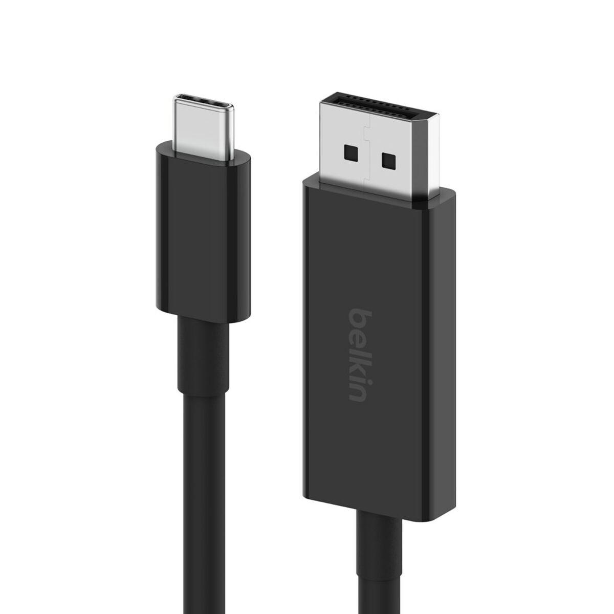Belkin AVC014bt2MBK 2 m USB tipo-C DisplayPort Nero (USB-C DISPLAYPORT 1.4 CABLE 2M - )