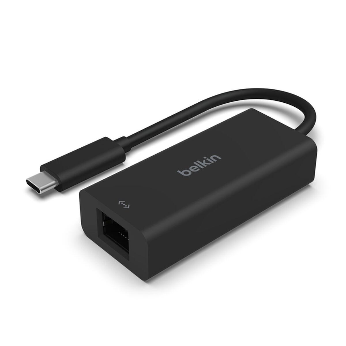 Belkin INC012BTBK replicatore di porte e docking station per laptop RJ-45 Nero (USB4 TO 2.5GB ETHERNET ADAPTER - )