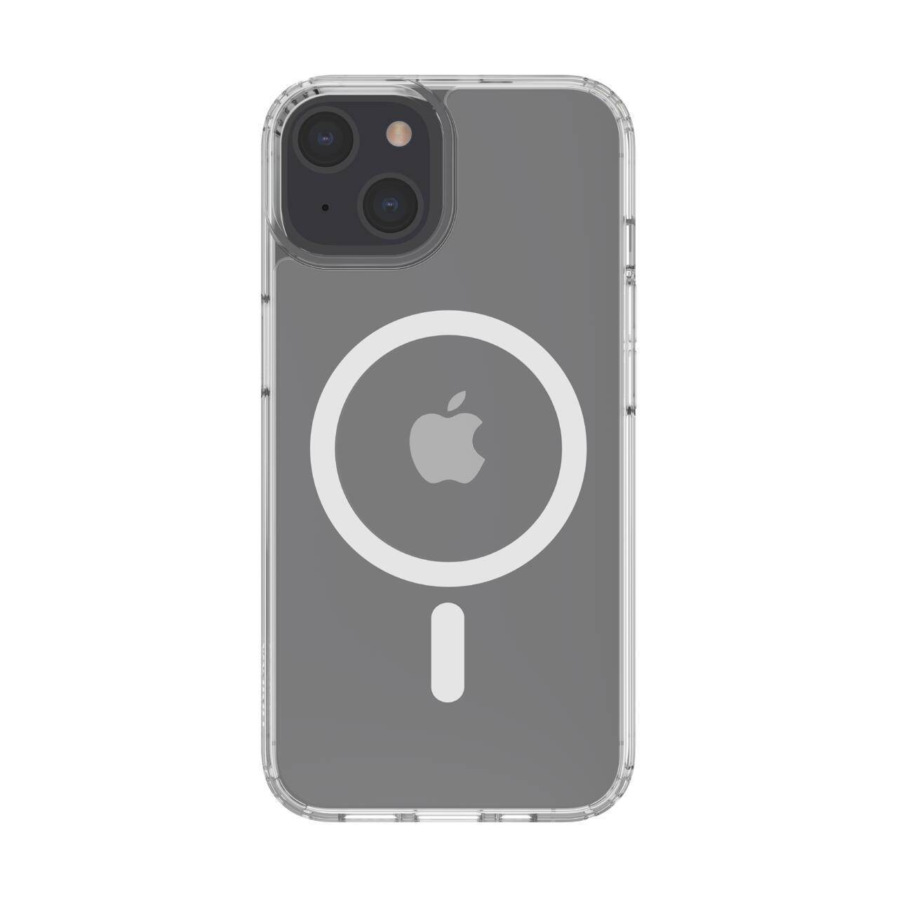 Belkin SheerForce custodia per cellulare 155 cm 6.1 Cover Trasparente (SHEERFORCE MAGN SCHUTZHUELLE F/ - IPHONE 14 ANTIBAKTERIE