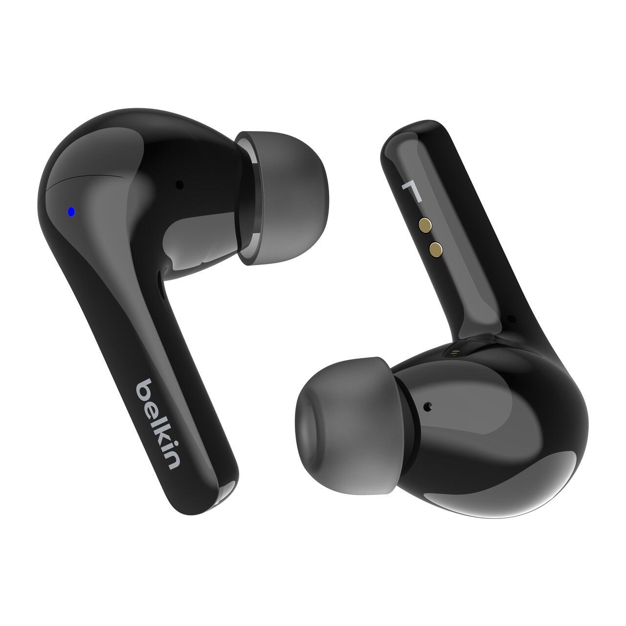 Belkin SoundForm Motion Auricolare True Wireless Stereo [TWS] In-ear Chiamate/Musica/Sport/Tutti i giorni Bluetooth Nero (MOVE2