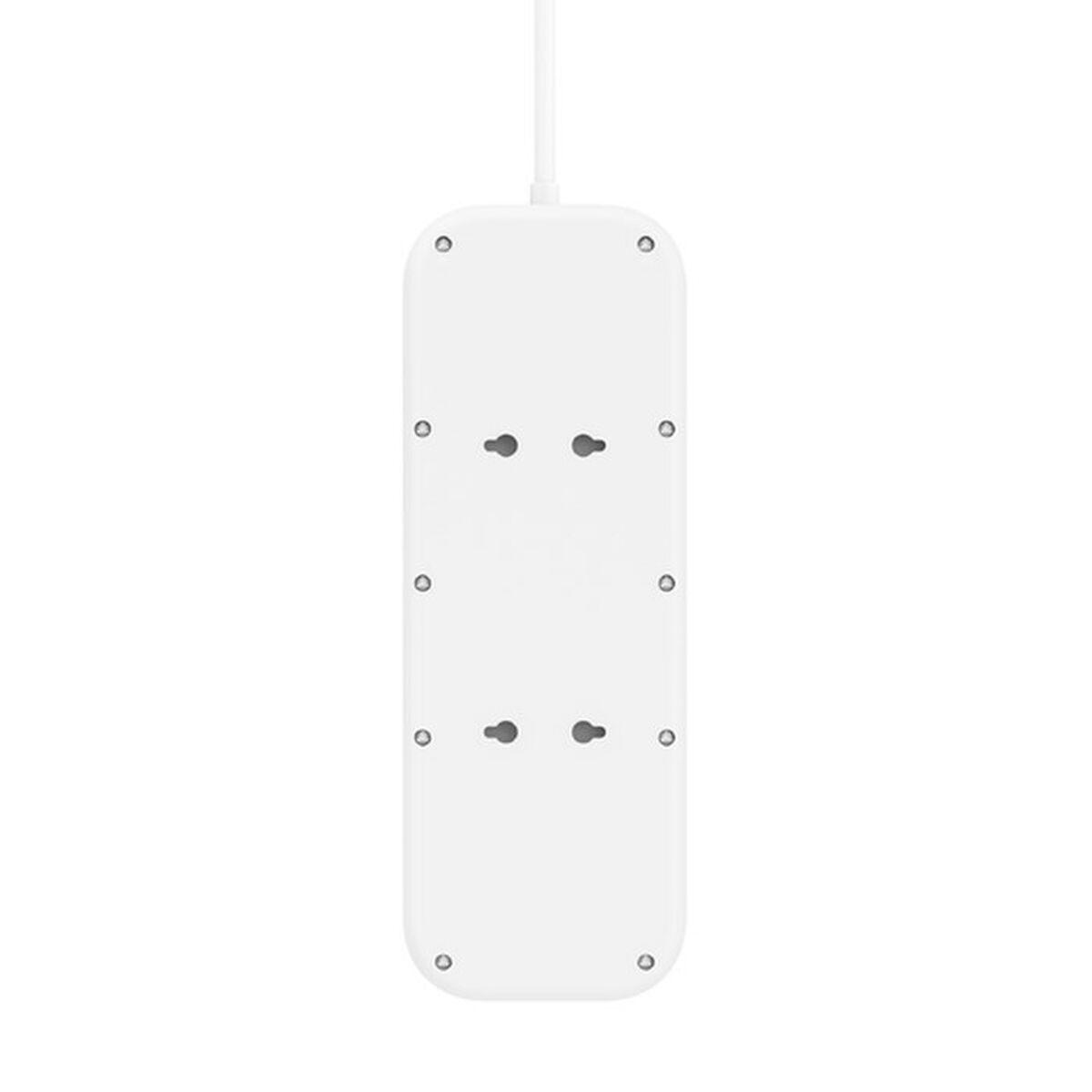 Belkin Connect Bianco 8 presa[e] AC 2 m (POWER STRIP WITH OVERVOLTAGE - PROTECTION 8 SOCKETS WITH 2 X US)