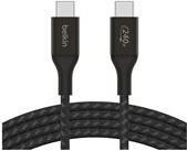 Belkin CAB015bt2MBK cavo USB 2 m USB 2.0 USB C Nero (240W BRAIDED C-C CABLE 2M BLK - )