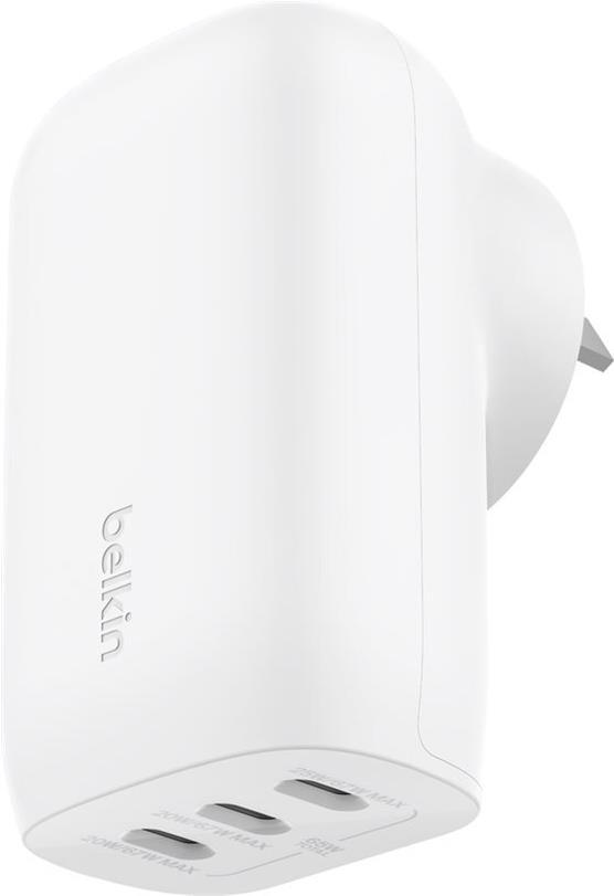 BOOST CHARGE 67 W CHARGER WITH - 3 USB-C PORTS PPS TECHNOLOGY WHI