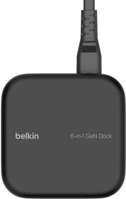 Belkin INC018vfBK Cablato USB 3.2 Gen 1 3.1 Gen 1 Type-C Nero (USB-C 6-IN-1 CORE GAN DOCK - )