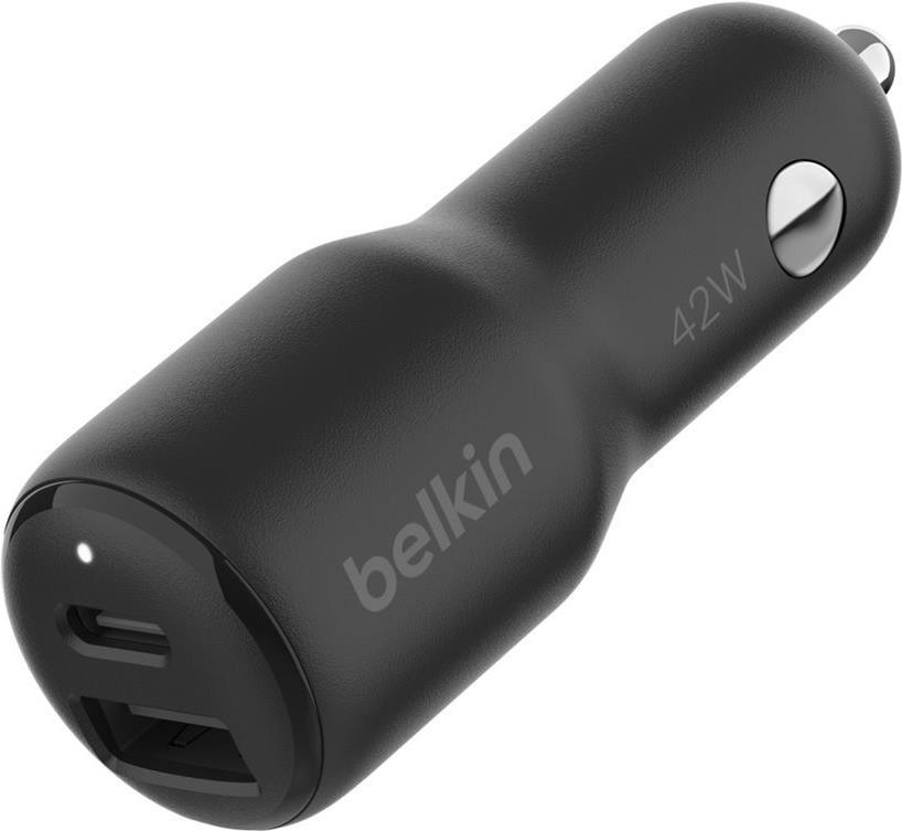 BELKIN BOOST CHARGE 42W - 30W USB-C PD PPS 12W USB-A CAR CHARGER