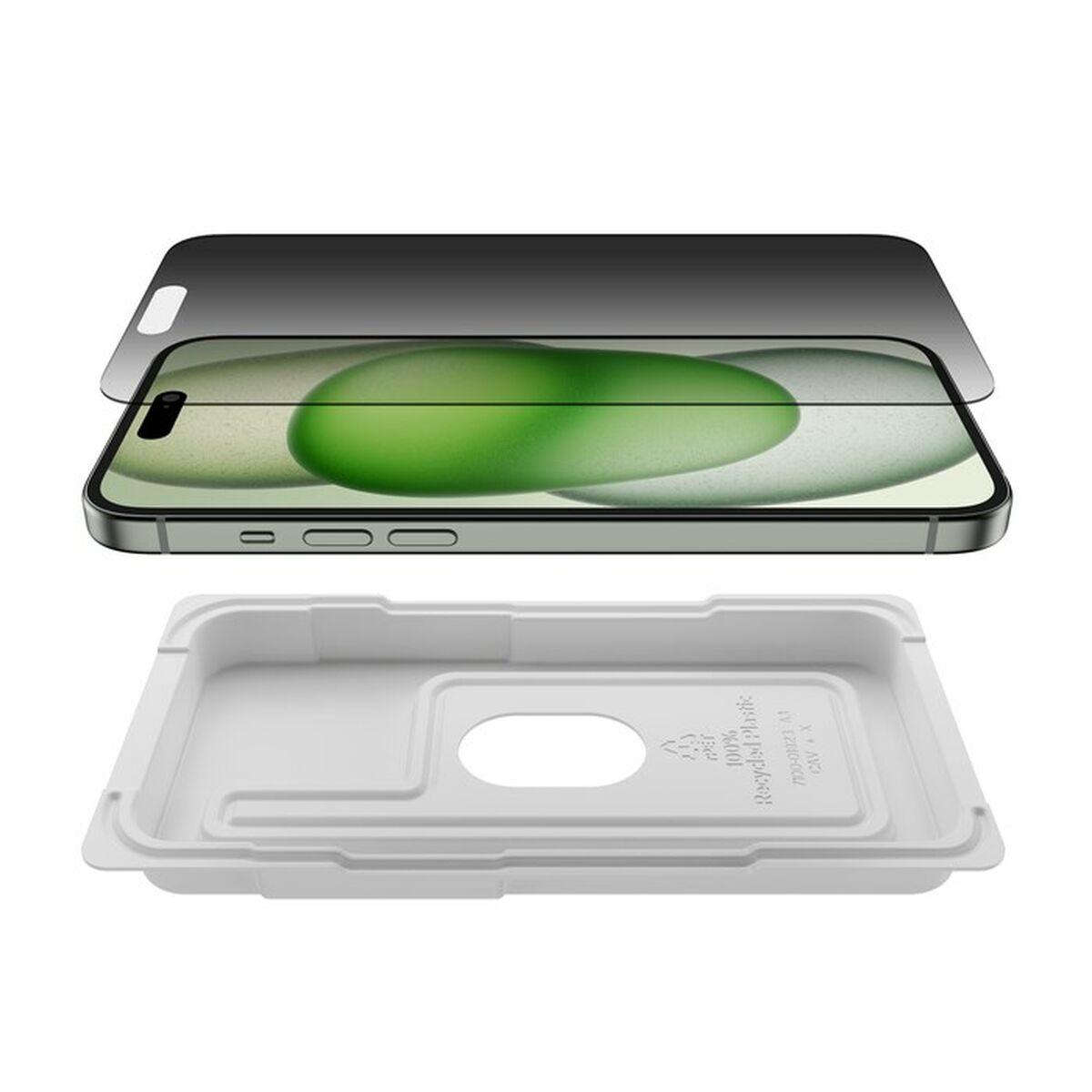 Belkin OVA148zz Filtro per la privacy senza bordi per display 17 cm 6.7 9H (SCREENFORCE PRO TEMPEREDGLASS A - FOR IPHONE 15 PLU