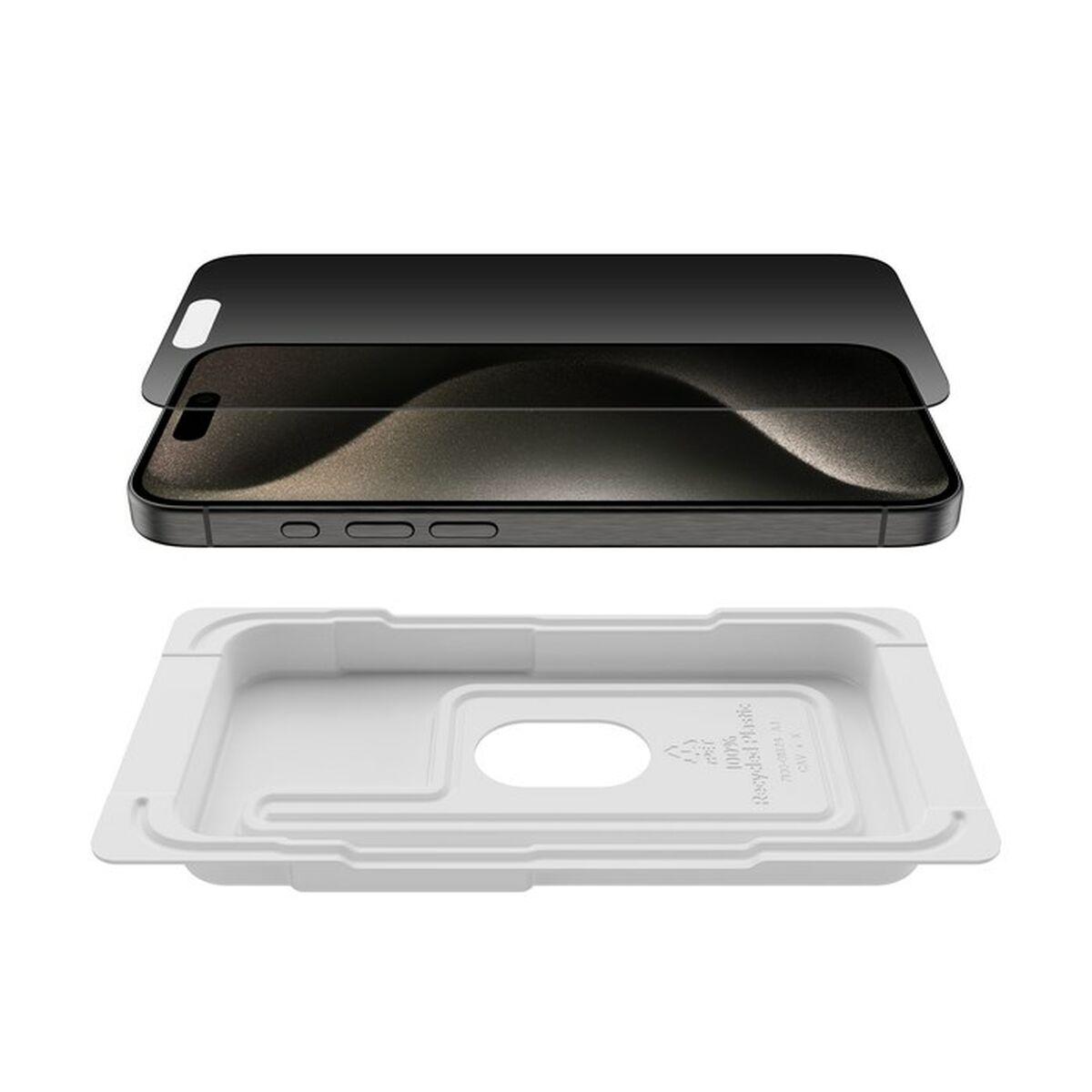 Belkin OVA149ZZ schermo anti-riflesso Filtro per la privacy senza bordi per display 155 cm 6.1 9H (GLASS PRIVACY AM SCREEN IPHO