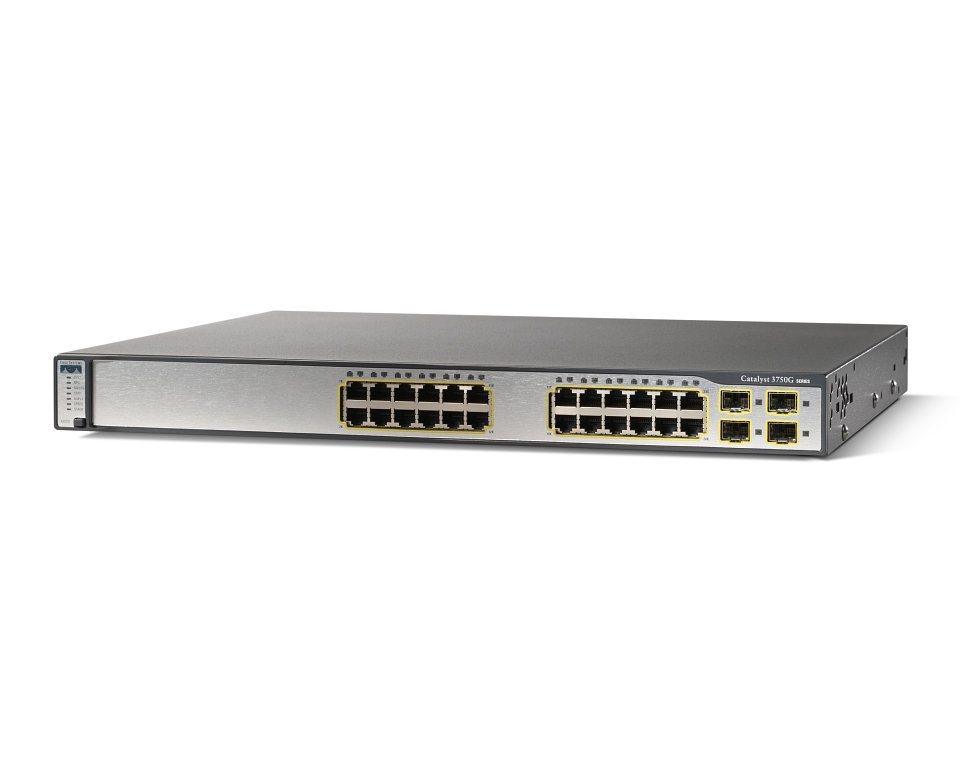 Cisco Catalyst 3750 24 10/100/1000 + 4 SFP + IPB
