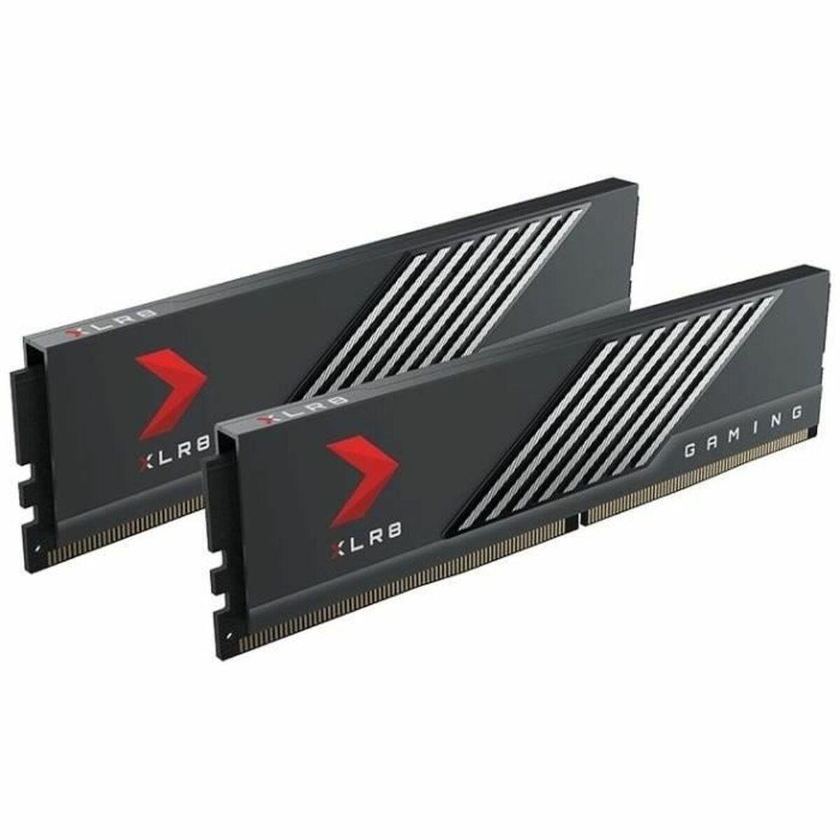 KIT BARRETTES MMOIRE 32GO (2X16GO) DIMM DDR5 PNY XLR8 GAMING MAKO PC5-51200 (6400 MHZ) (NOIR)
