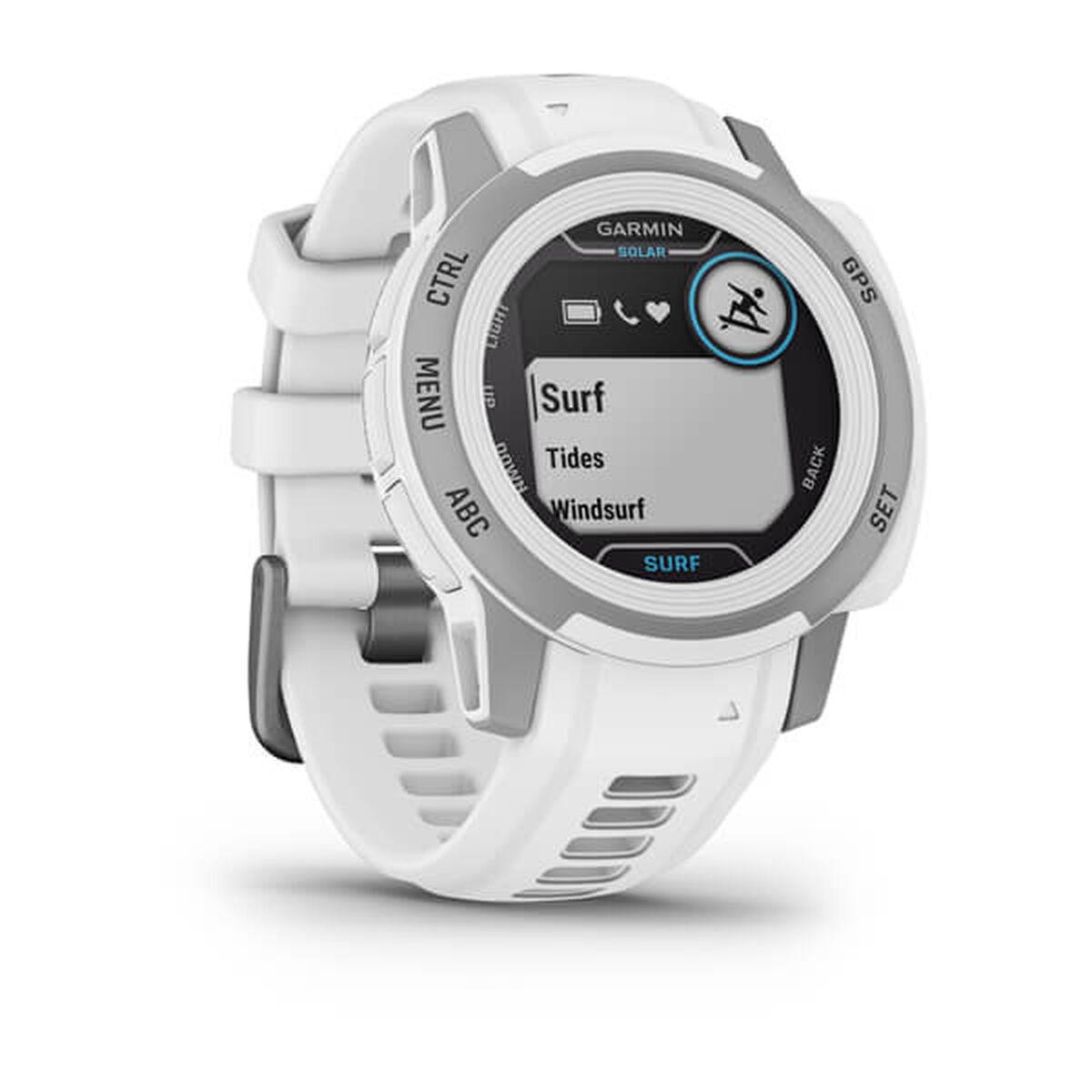 Smartwatch garmin istint 2s solar surf grigio bianco 0.79 "Verde