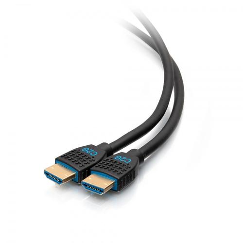 C2G Cavo HDMI ad alta velocit e ultra flessibile da 03 m della serie Performance - 4K 60 Hz a parete classificazione CMG (FT4)
