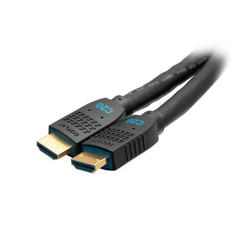 C2G Cavo HDMIÃ‚Â® ad alta velocitÃƒÂ , attivo e ultra flessibile da 10,7 m della serie Performance - 60 Hz a parete, c