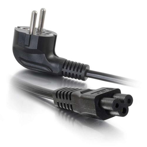 C2G 80606 cavo di alimentazione Nero 1 m CEE7/7 Accoppiatore C5