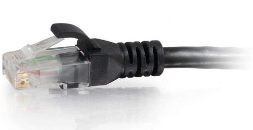 C2G 0.3m Cat6 RJ-45 m/m cavo di rete Nero 0,3 m U/UTP (UTP)