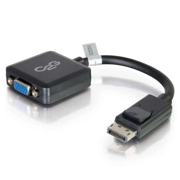 C2G 20cm DisplayPort M / VGA F 0,2 m VGA (D-Sub) Nero