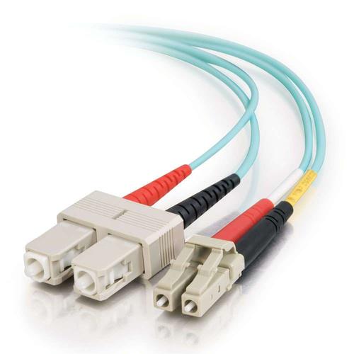 C2G 85531 cavo a fibre ottiche 1 m LC SC OFNR Turchese