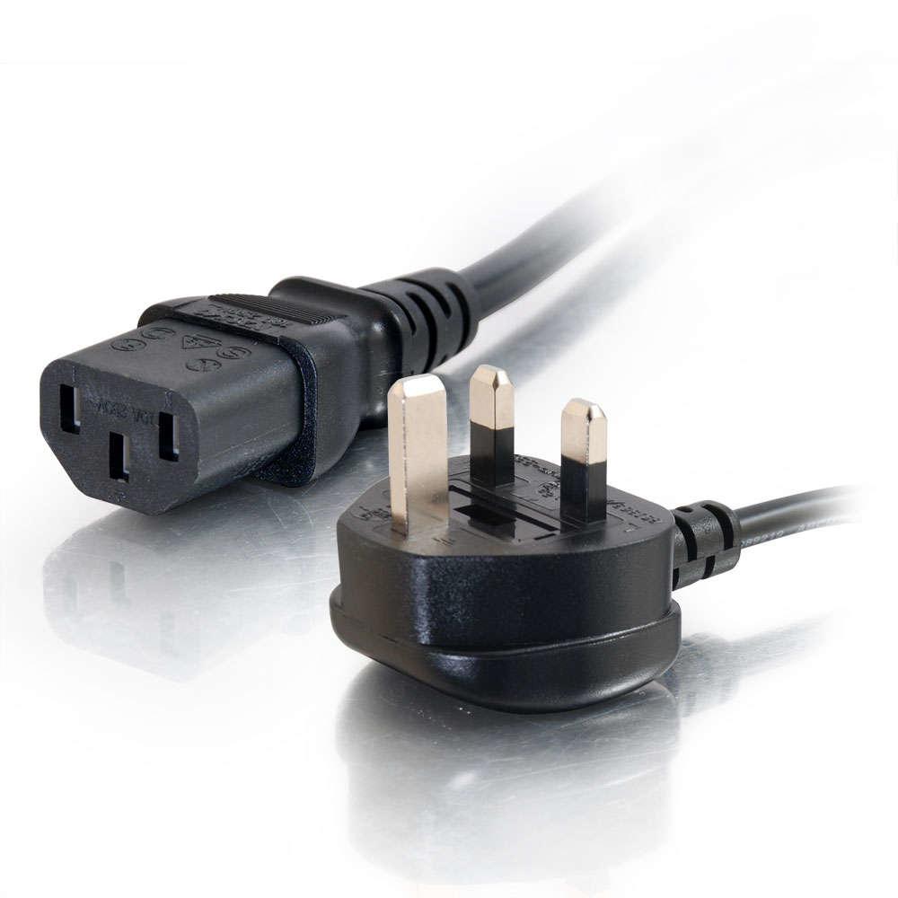 C2G 88513 cavo di alimentazione Nero 2 m BS 1363 Accoppiatore C13