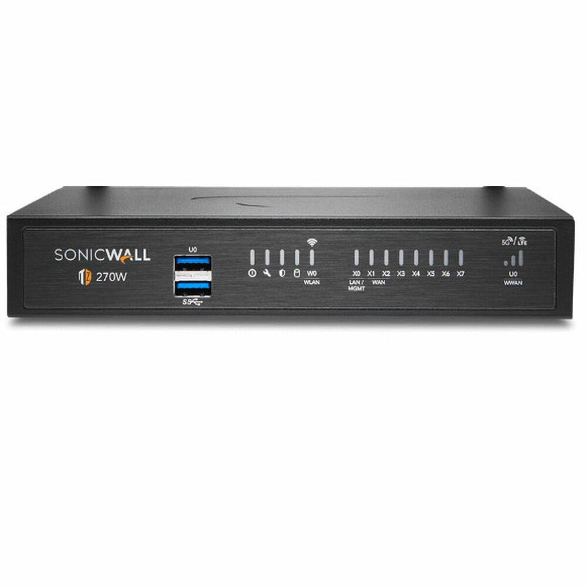 SonicWall TZ270 firewall [hardware] 2 Gbit/s (SonicWall TZ270 - High Availability - apparecchiatura di sicurezza - 1GbE - scriv