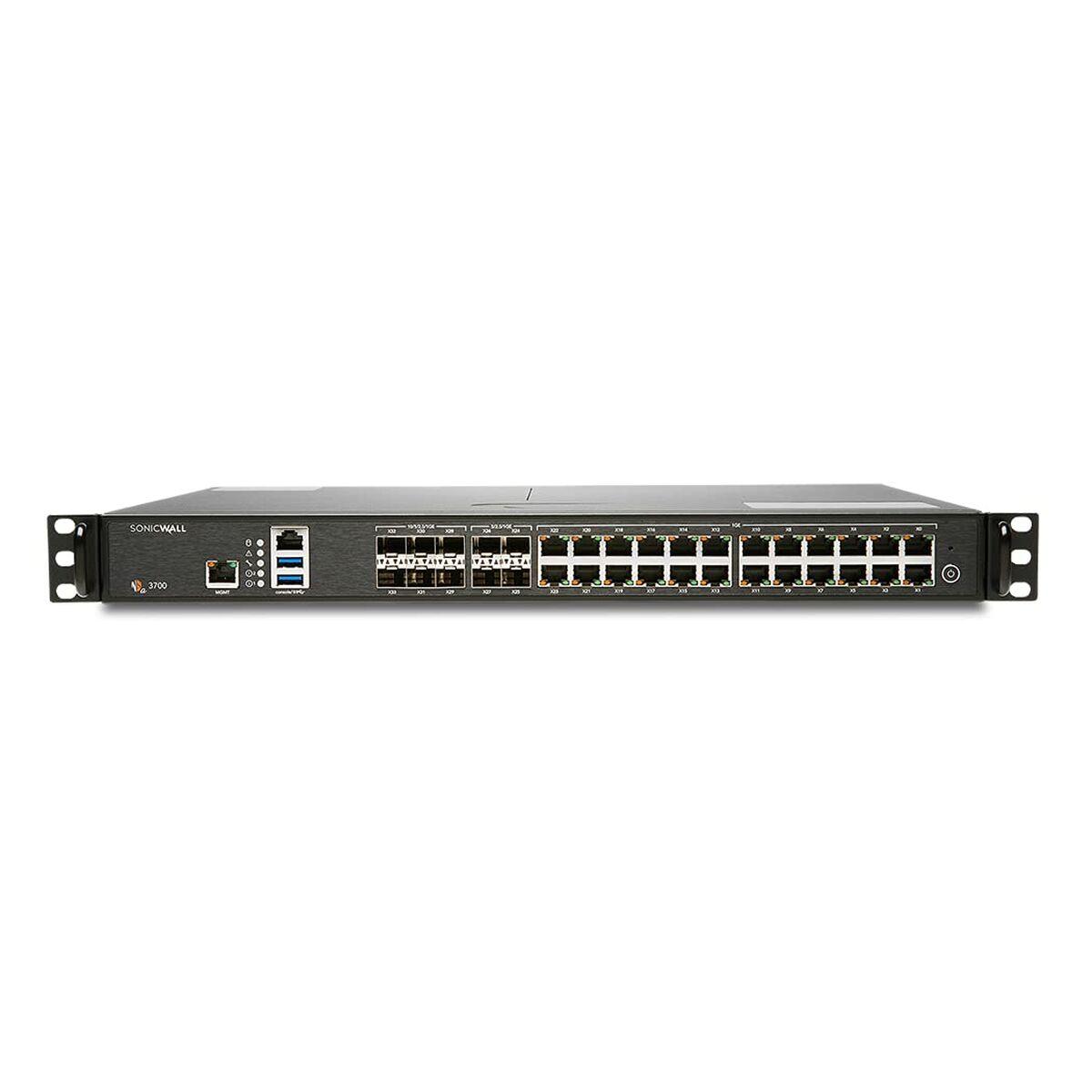 SonicWall NSA 3700 firewall hardware 1U 55 Gbit/s (SonicWall NSa 3700 - Essential Edition - apparecchiatura di sicurezza - 10Gb