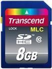 Scheda SD 8GB TRANSCEND Classe10 MLC