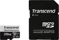 TRANSCEND MEMORY CARD 256GB microSD w/ adapter UHS-I U3 A2 Ultra Performance