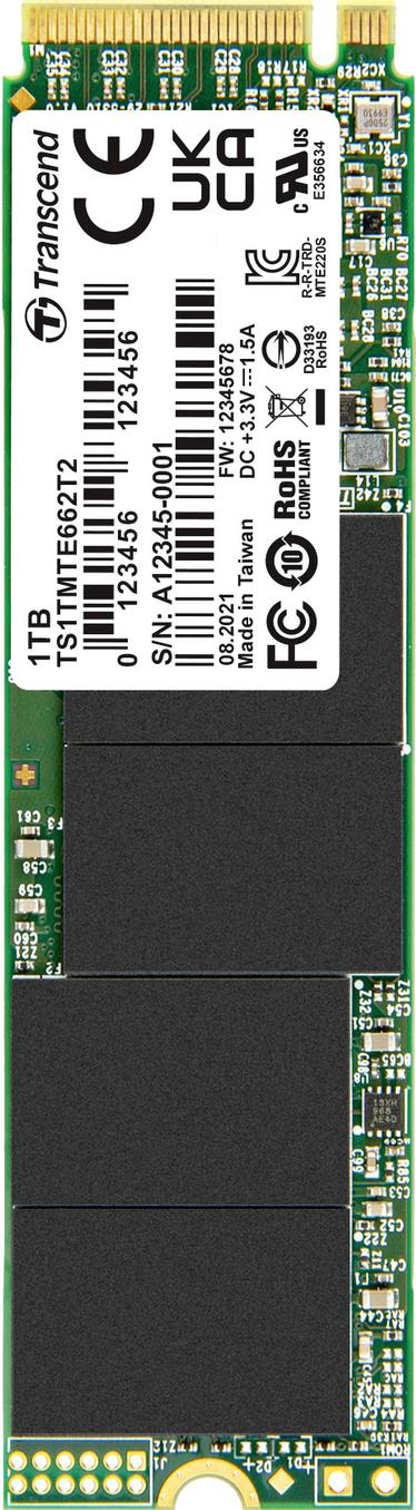 MTE662T2 - SSD - 256 GB - Internal - M.2 2280 (doppio lato)