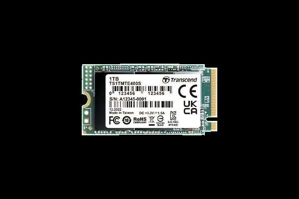 TRANSCEND MTE400S - SSD - 1 TO - INTERNE - M.2 2242 - PCIE 3.0 X4 (NVME)