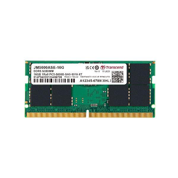 Formfaktor SO DIMM 262-PIN Spannung 1.1 V Geschwindigkeit 5600 MHz (PC5-44800) Latenzzeiten CL46 Datenintegritàtsprfung On