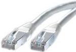 Secomp VALUE - Cavo patch - Da RJ-45 (M) a RJ-45 (M) - 10 m - SFTP PiMF - CAT 6 - sagomato intrecciato - grigio (21.99.0810)