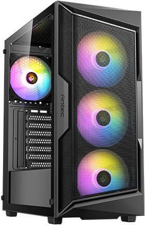 Antec AX61 Elite Midi Tower Nero (Antec AX61 Elite Mid-Tower ATX Gaming Case with High-Airflow Mesh Front Panel 4 x 120mm ARGB