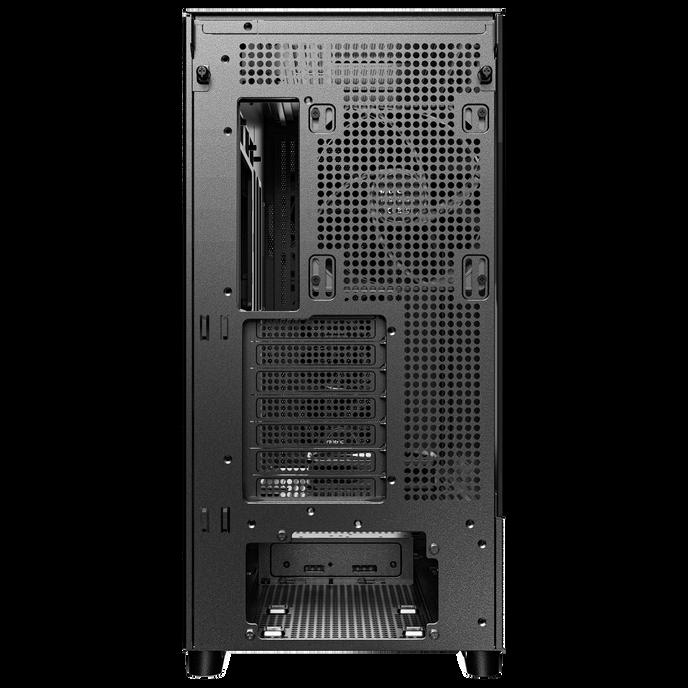 Antec 0-761345-10133-2 computer case Midi Tower Nero Legno (Antec FLUX Mid Tower PC Case - Tempered Glass Black/Wood 5 PWM Fans