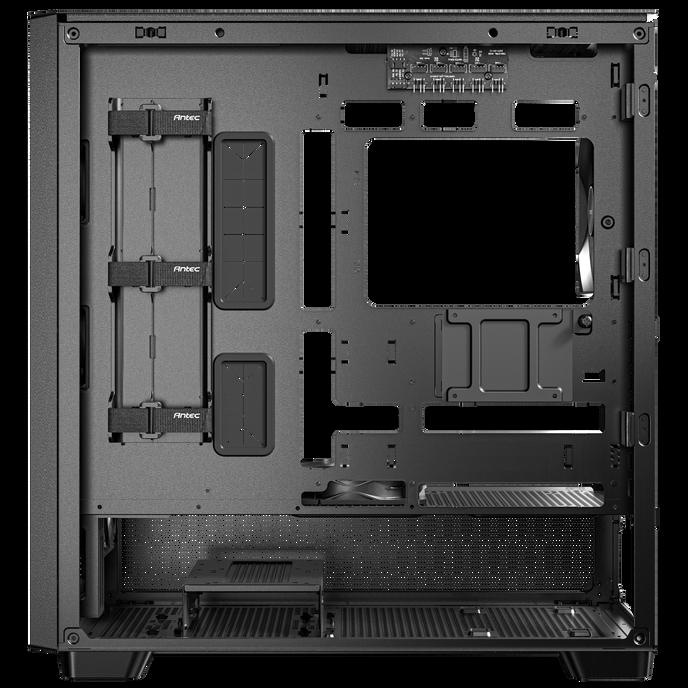Antec 0-761345-10133-2 computer case Midi Tower Nero Legno (Antec FLUX Mid Tower PC Case - Tempered Glass Black/Wood 5 PWM Fans