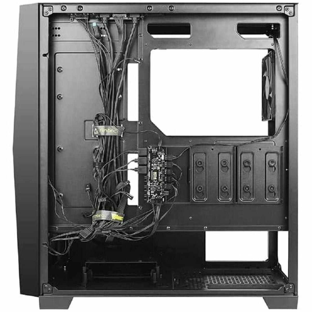 Antec DF800 FLUX Midi Tower Nero (ANTEC DF800 FLUX Case Gaming Black Mid Tower 2 x USB 3.0 Tempered Glass Side Window Panel Geo
