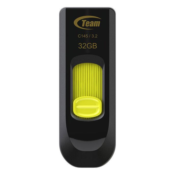 Team Group C145 unitÃƒÆ’Ã‚Â  flash USB 32 GB USB tipo A 3.2 Gen 1 [3.1 Gen 1] Nero, Giallo (Team C145 32GB USB 3.0 Ye