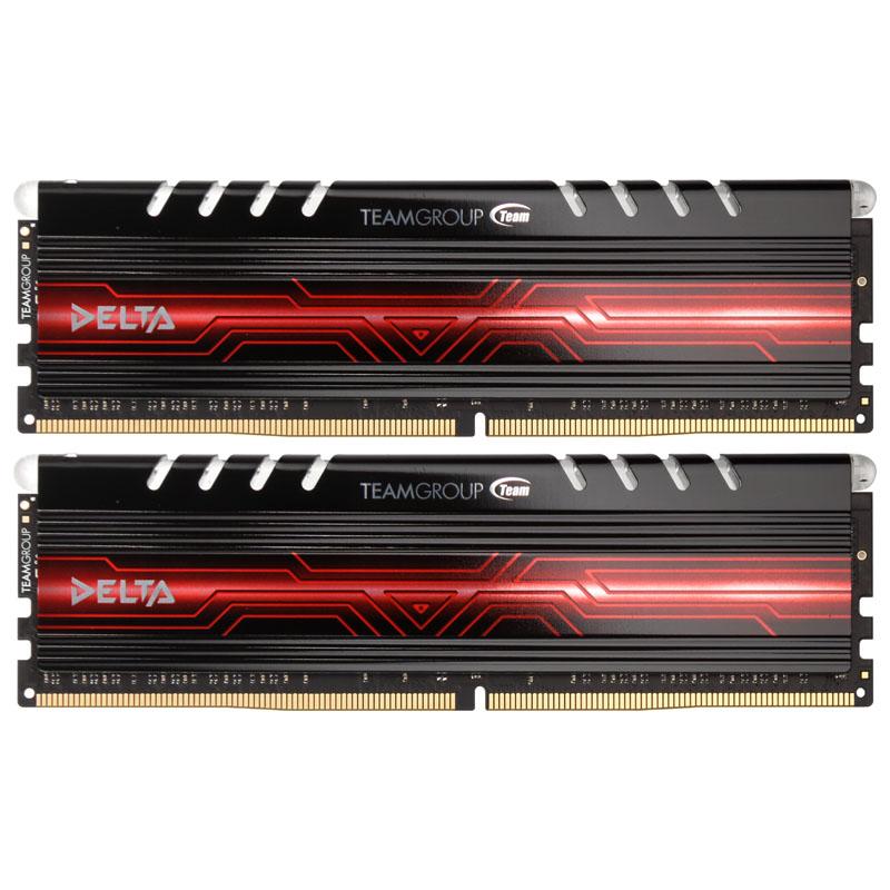 Team Delta - DDR4 - Kit - 32 GB: 2 x 16 GB - Dimm 288 -PIN - 3000 MHz / PC4-24000 - Cl16 - 1.35 V - INSPLIASARE - Non -ECC
