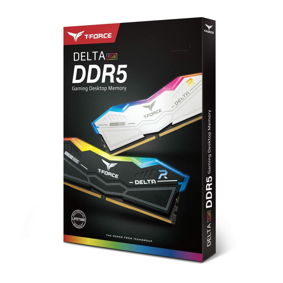Team Group DELTA RGB DDR5 memoria 32 GB 2 x 16 GB 6400 MHz Data Integrity Check [verifica integritÃƒÆ’Ã‚Â  dati] (Tea